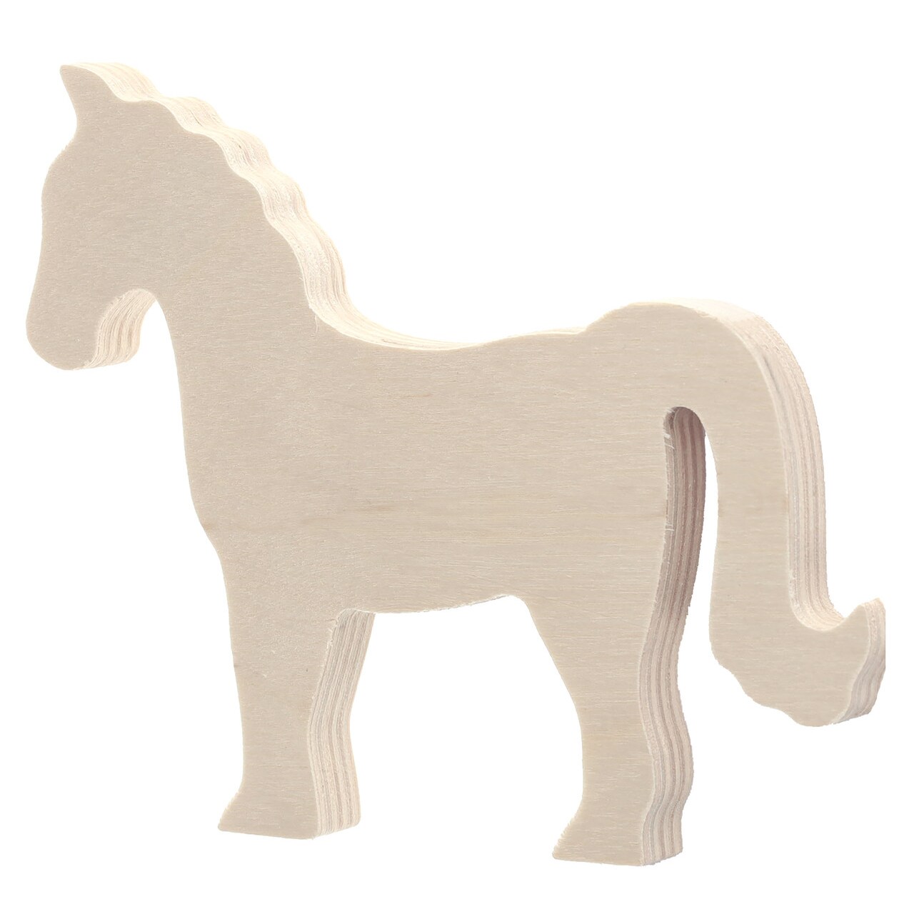 Good Wood By Leisure Arts Shape Horse 5"X 4.5", Wooden Shapes, Wood Shapes, Wooden Shapes Wall Decor, Large Small Shapes For Crafts